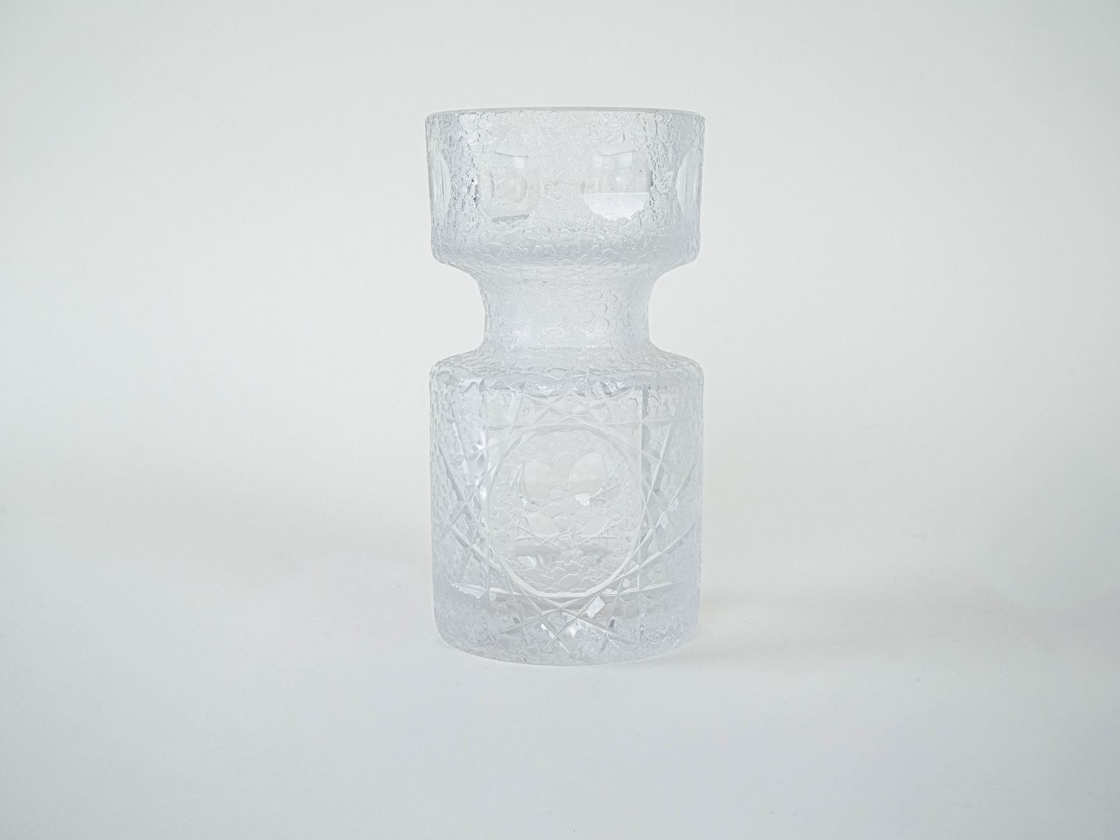 Glazen Vaas, Scandinavisch Design, Jaren 1960, Vervaardigd In Denemarken photo Woonaccessoires