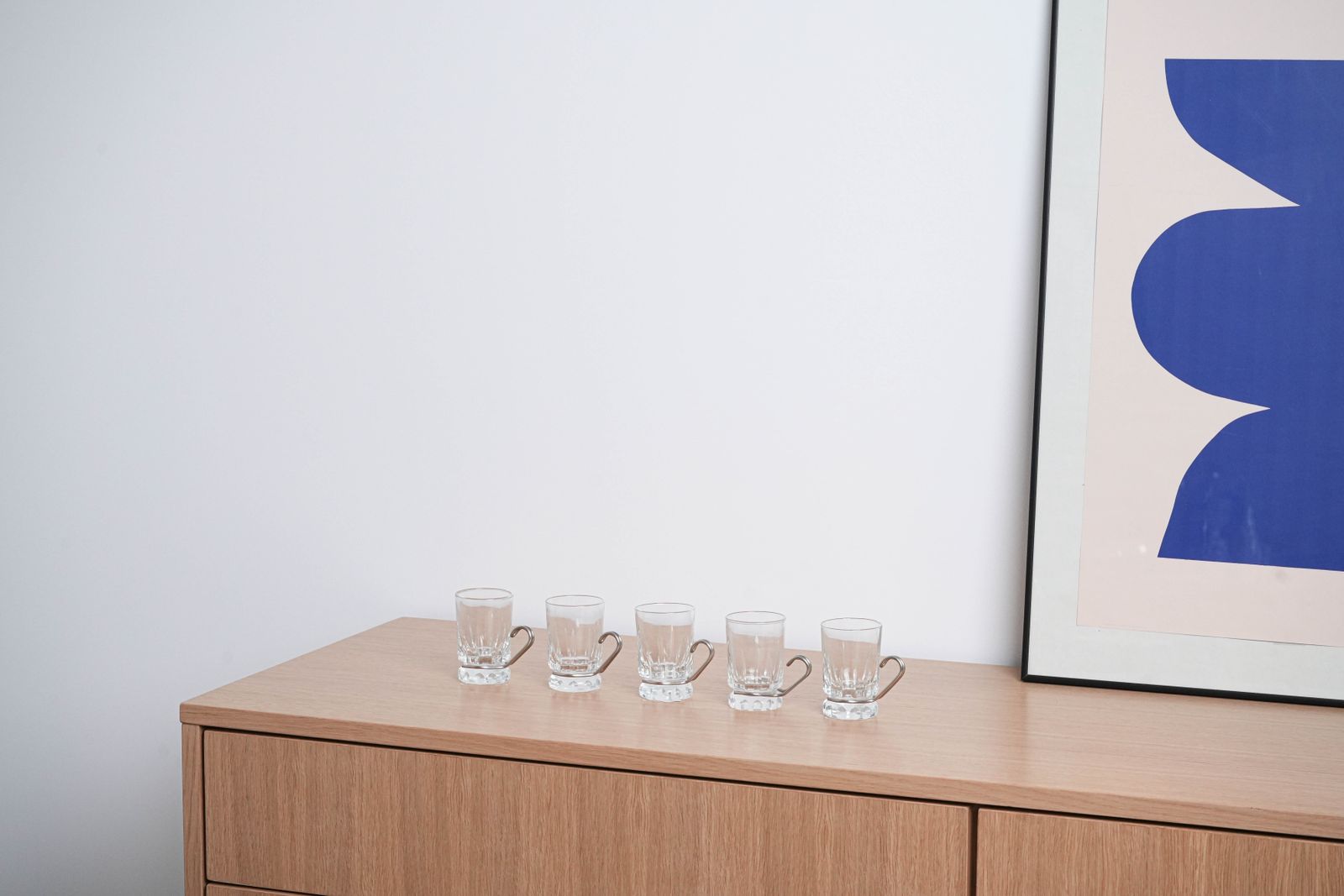 Set Of Tea Glasses, Italian Design, 1970s, Made In Italy photo buy