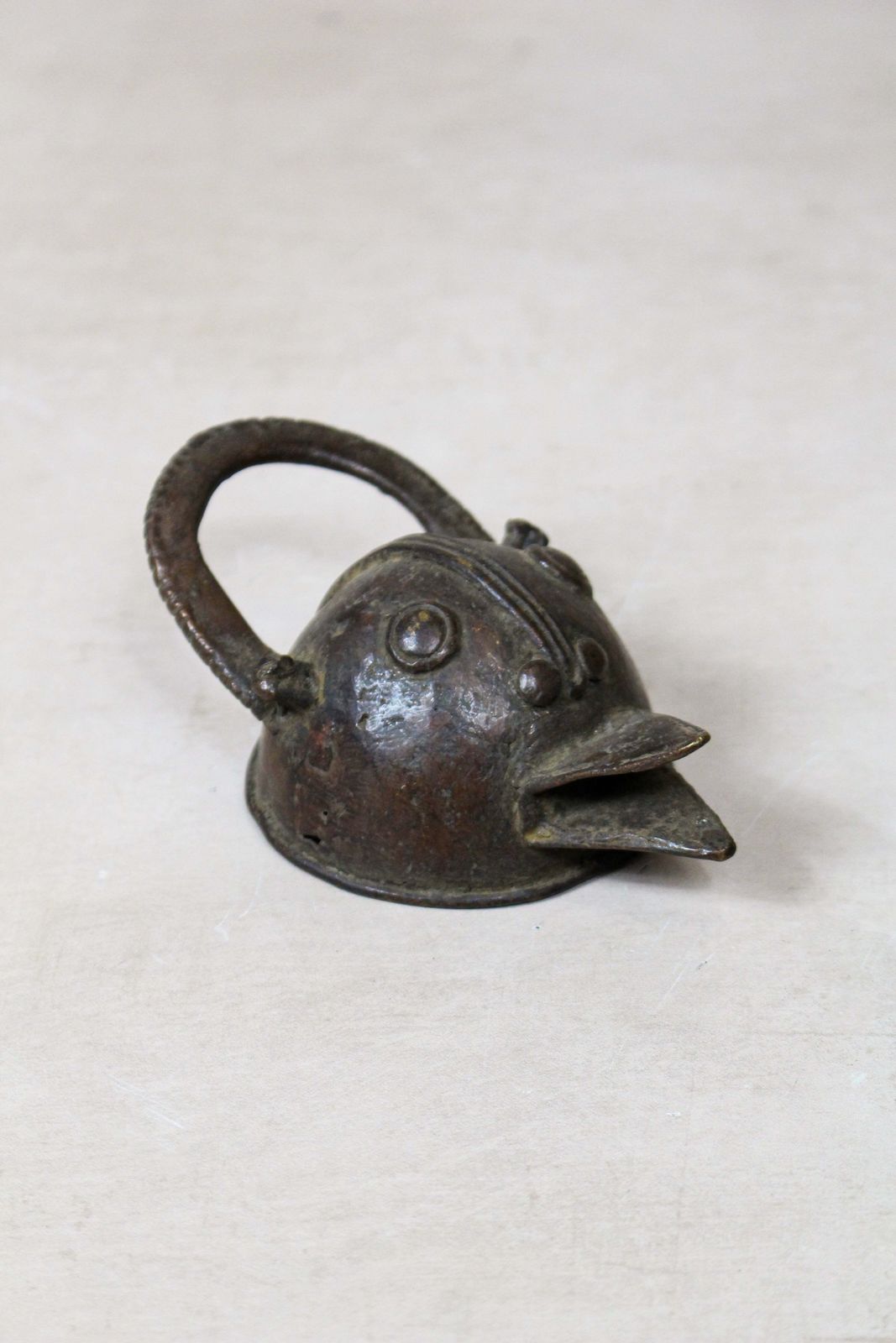 Benin Bronze Face   77.1, African photo for sale