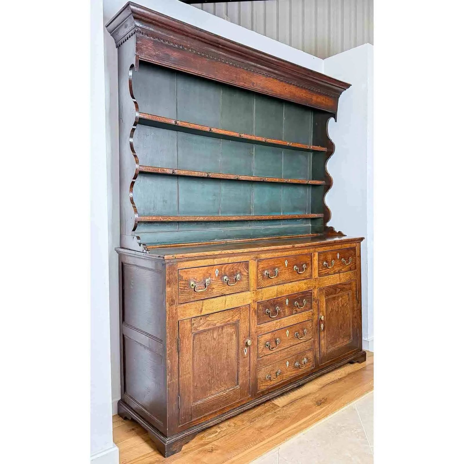 Georgian Elm And Oak Dresser photo Furniture