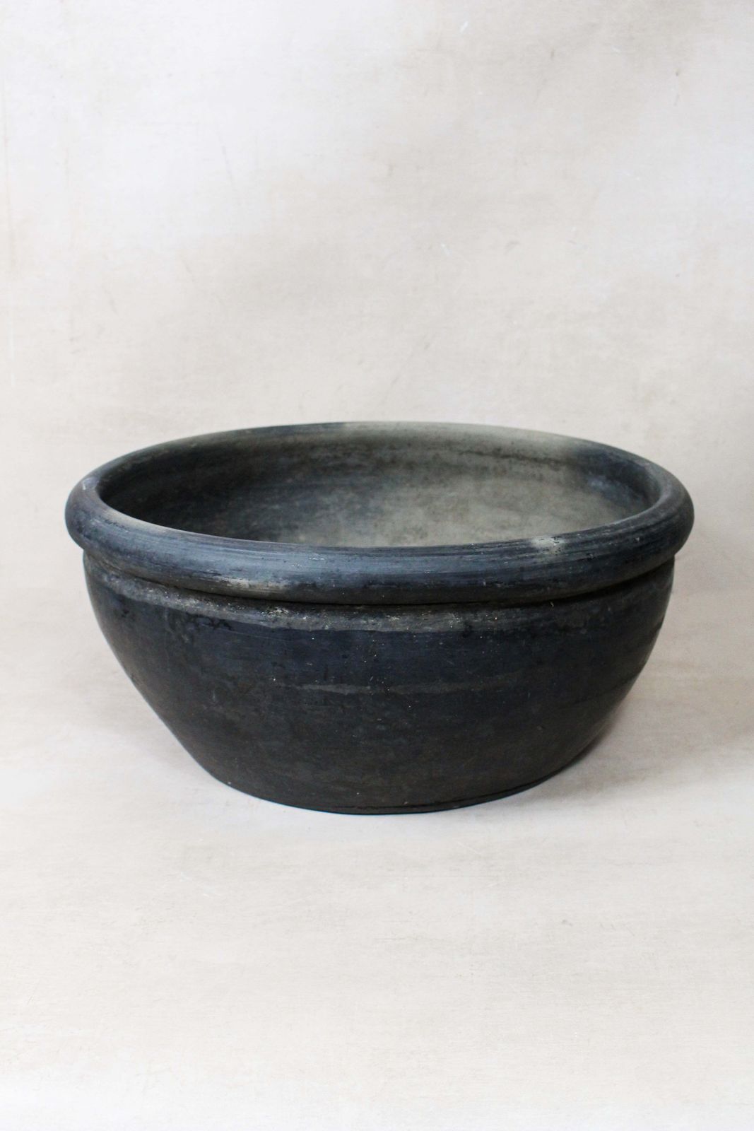 Wabi Sabi Antique Dark Matt Terracotta Bowl Small  188.2 photo for sale