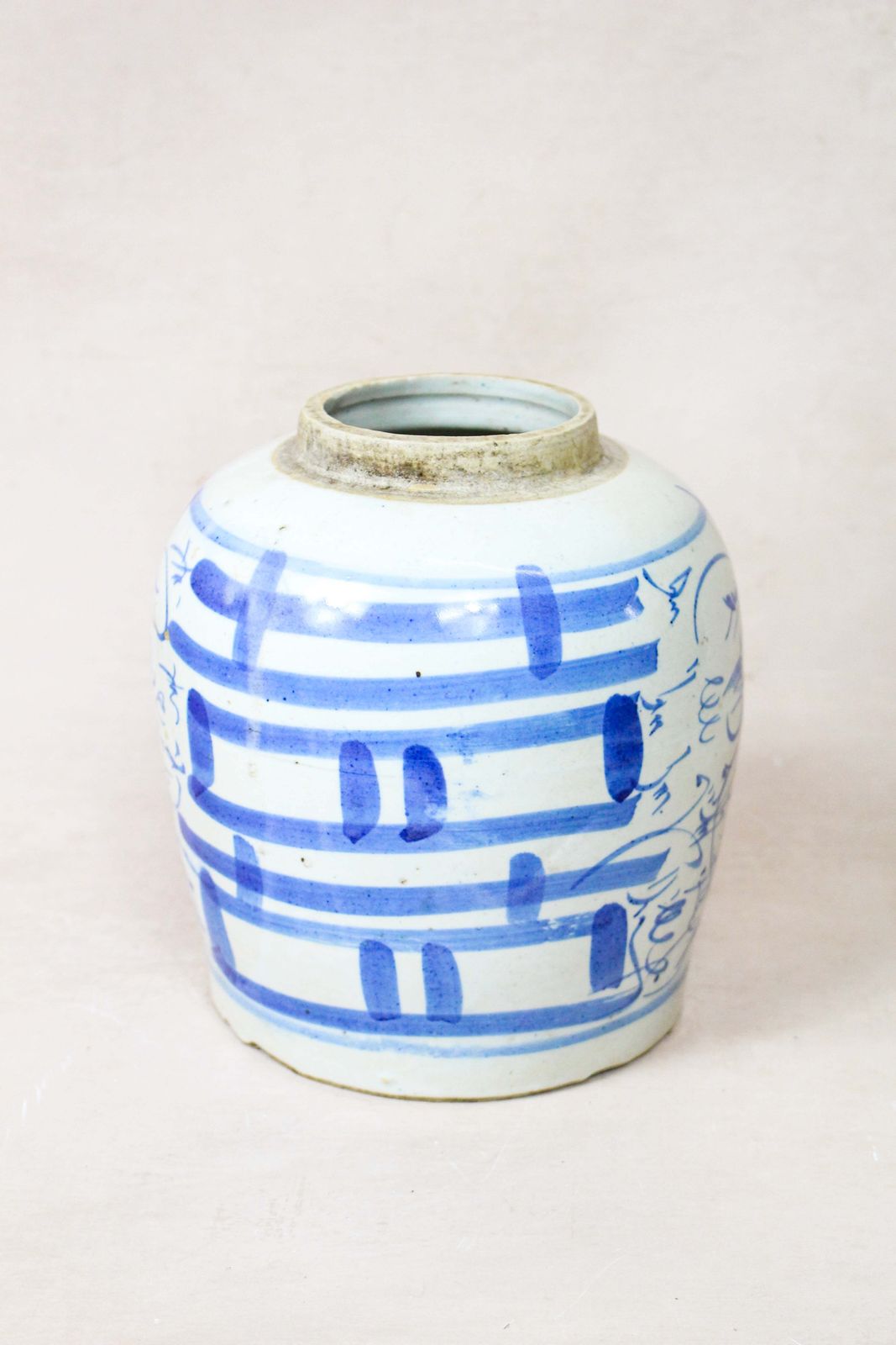 Old Blue & White Porcelain Jar   162.3 photo furniture