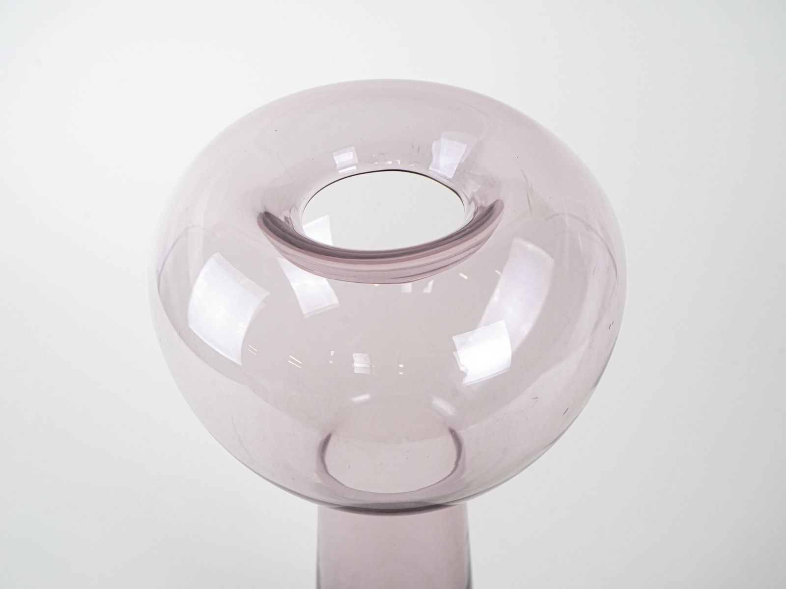 Glass Vase, Italian Design, 1970s, Made In Italy photo 329.0
