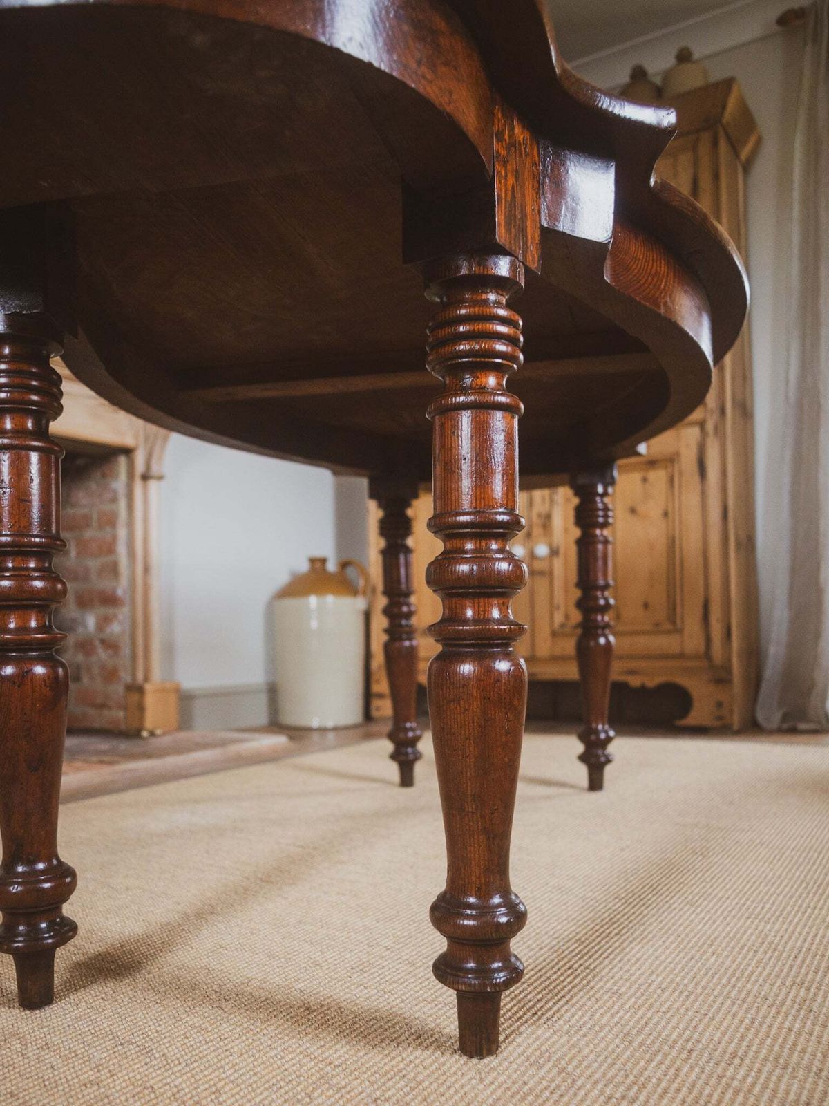 French 19th Century Pine Cafe Table photo buy