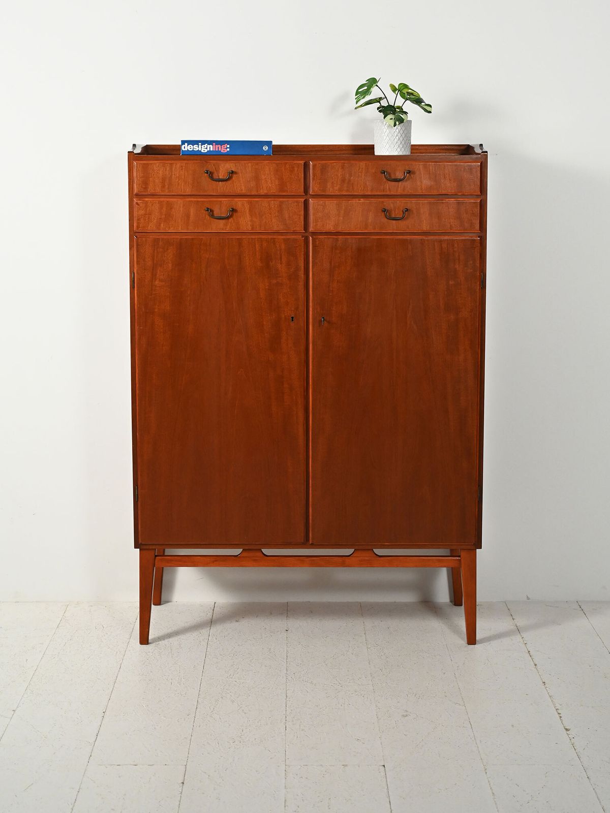 Scandinavian Mahogany Cabinet From The 1950s