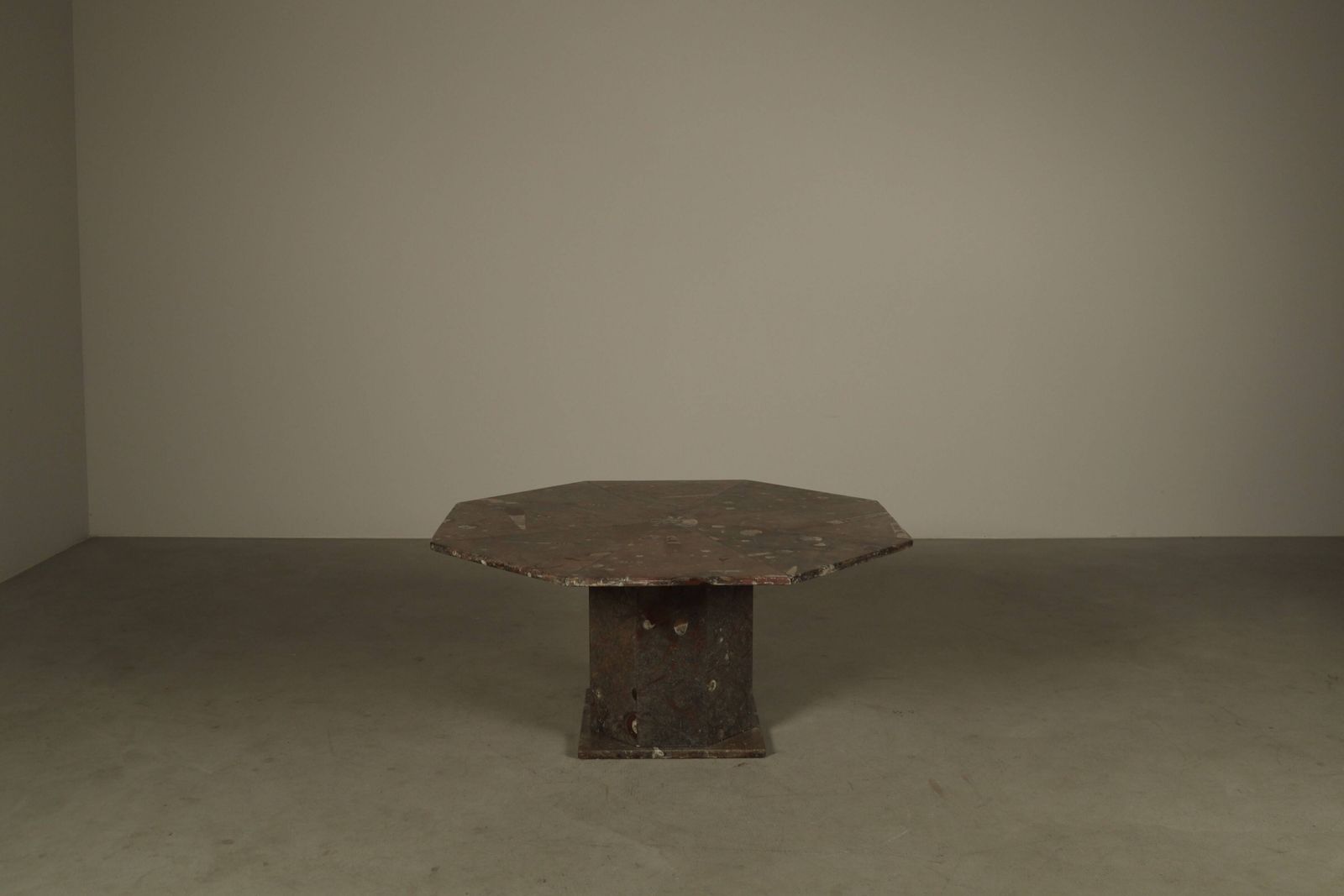 Coffee Table Made Of Fossil Stone, France, 1970s. photo furniture