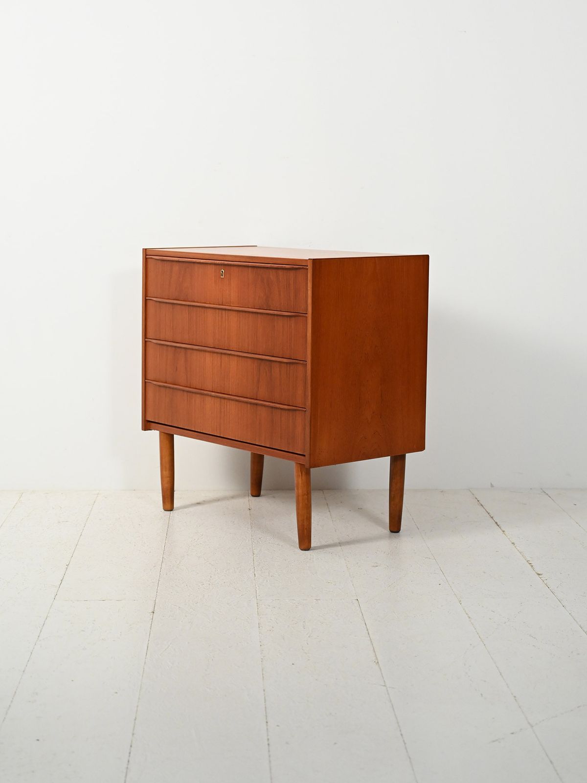 Scandinavian Teak Chest Of Drawers From The 1960s photo Furniture