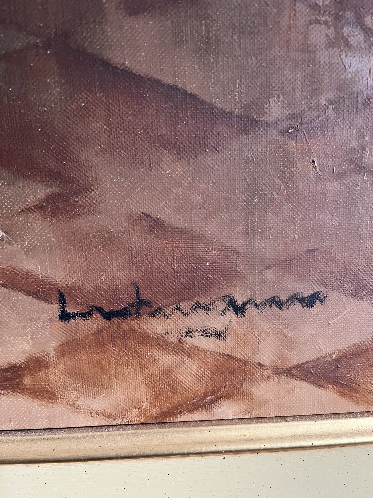 Oil On Canvas Ludwig Gschossmann (1913   1988) photo Art