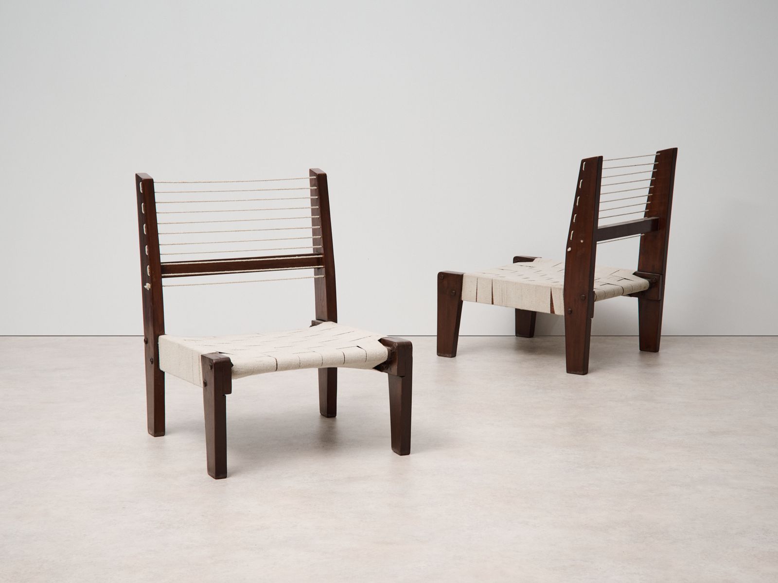photo vintage Pierre Jeanneret Lounge Chairs Model No. 'Pj Si 08 A' Chandigarh, India, C1953