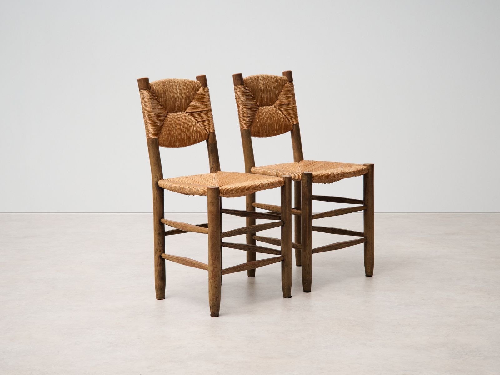 'Bauche No. 19' Chairs By Charlotte Perriand France, 1950s    Set Of 2 photo Furniture