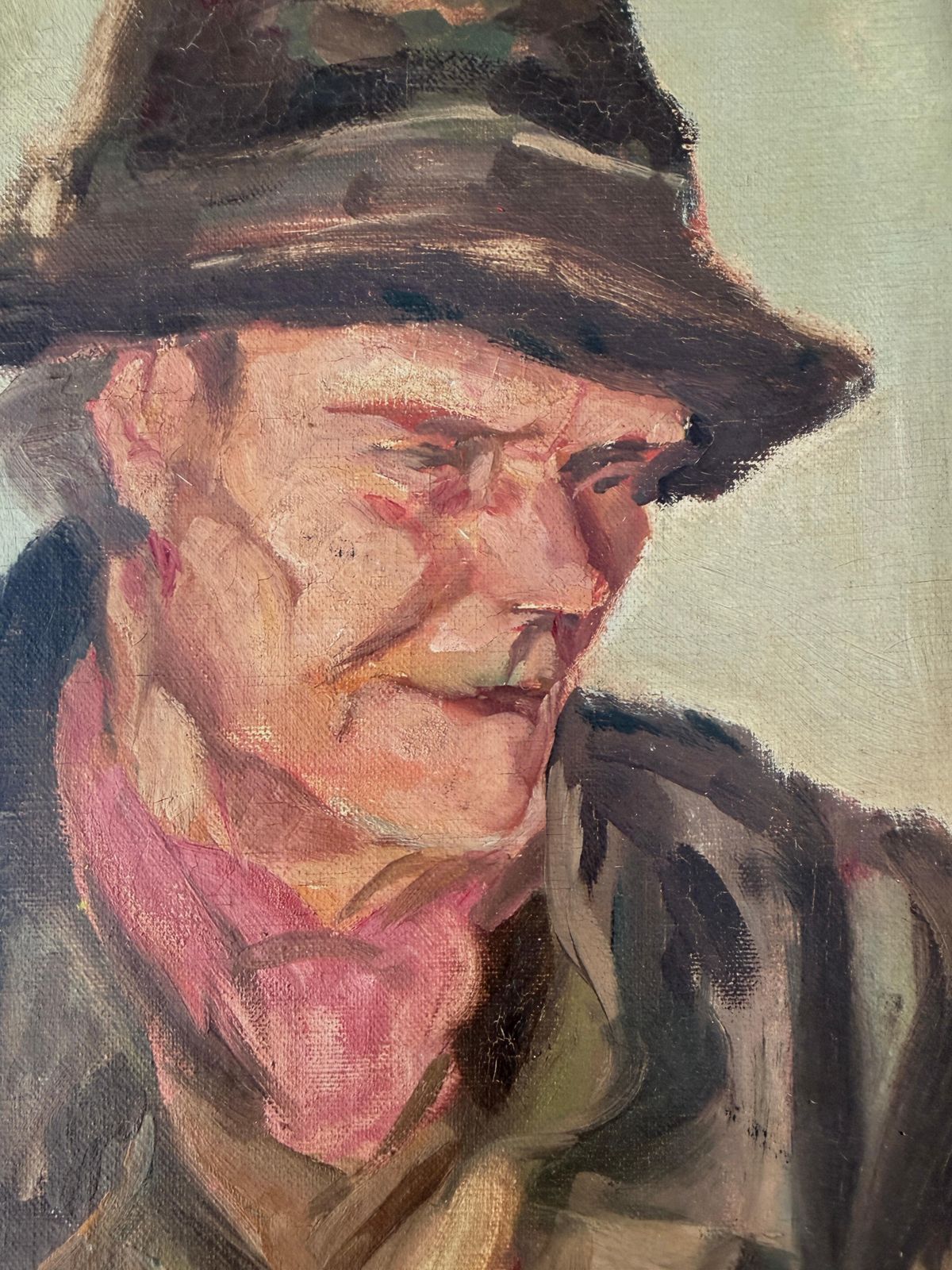 José Vilato Ruiz Fin – José Fin – Belangrijk Gesigneerd Olieverfportret, School Of Paris, Familie Picasso, Ca. Jaren 1940 photo Kunst