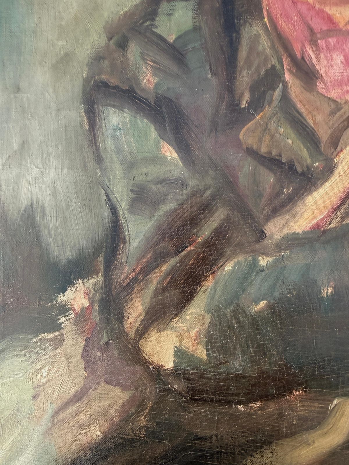 José Vilato Ruiz Fin – José Fin – Belangrijk Gesigneerd Olieverfportret, School Of Paris, Familie Picasso, Ca. Jaren 1940 photo vinterior