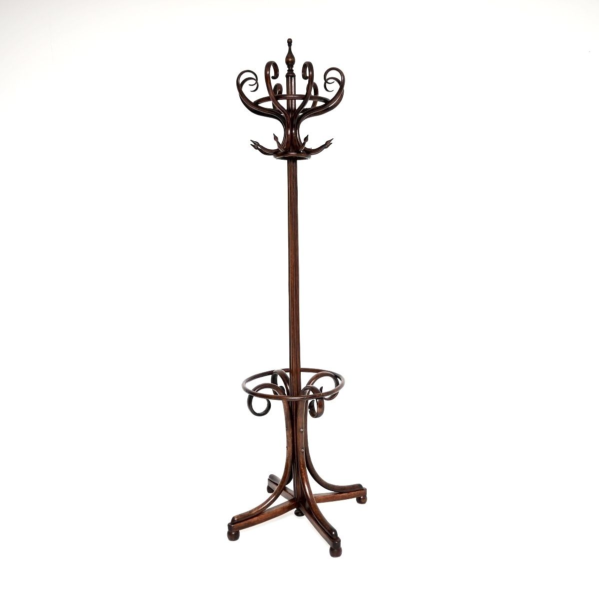 Antique Victorian Bentwood Hatstand / Coat Rack photo furniture