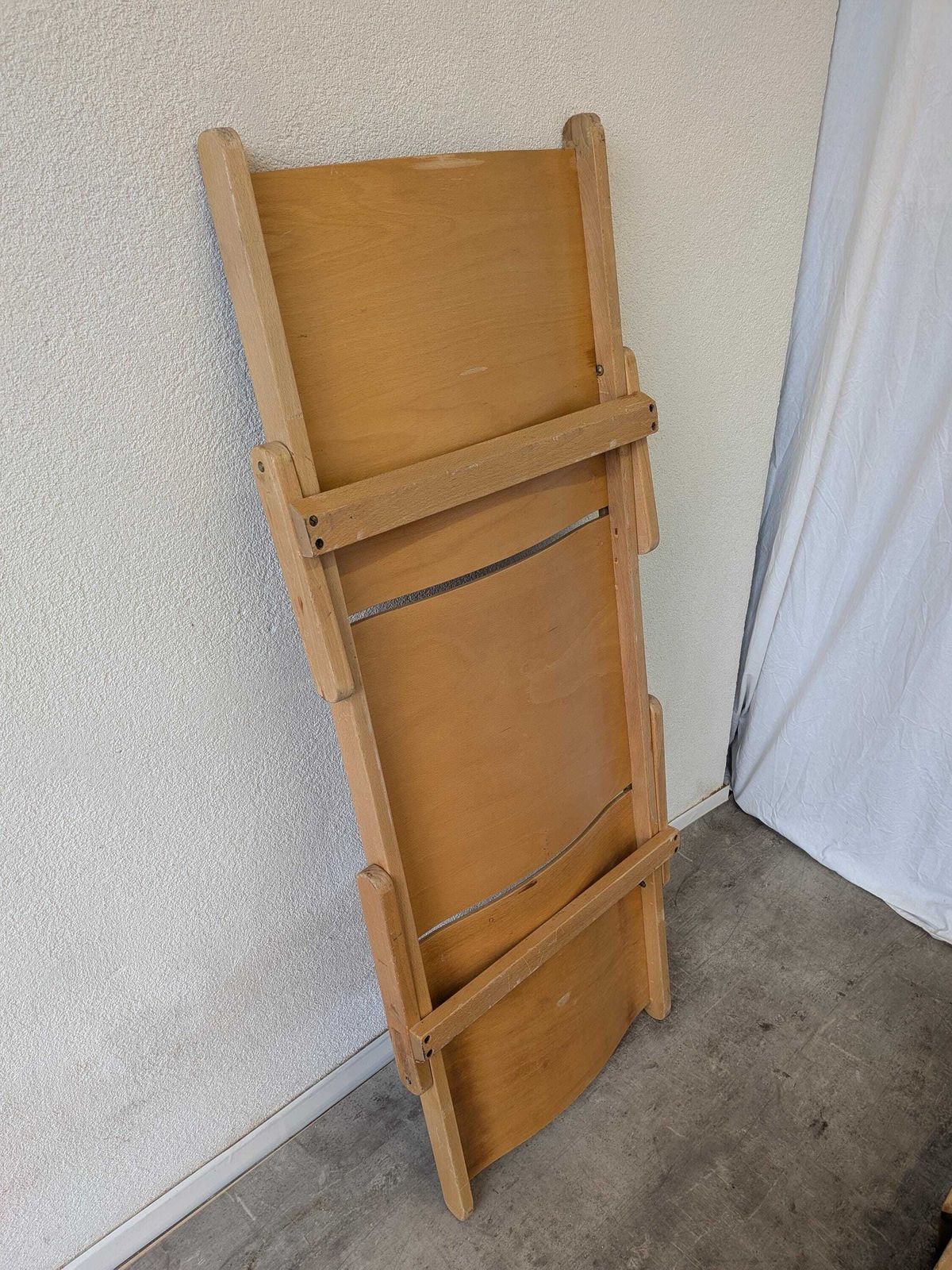 Furniture Vintage Folding Wooden Daybed /By Niko Kralj For Stol Kamnik / 1970s Wooden Lounger photo
