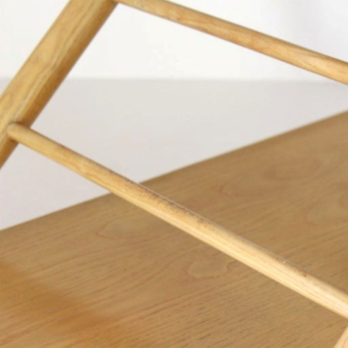 photo for sale Vintage Bar Cart With Solid Wood Structure And Wheels, Italy 1980s