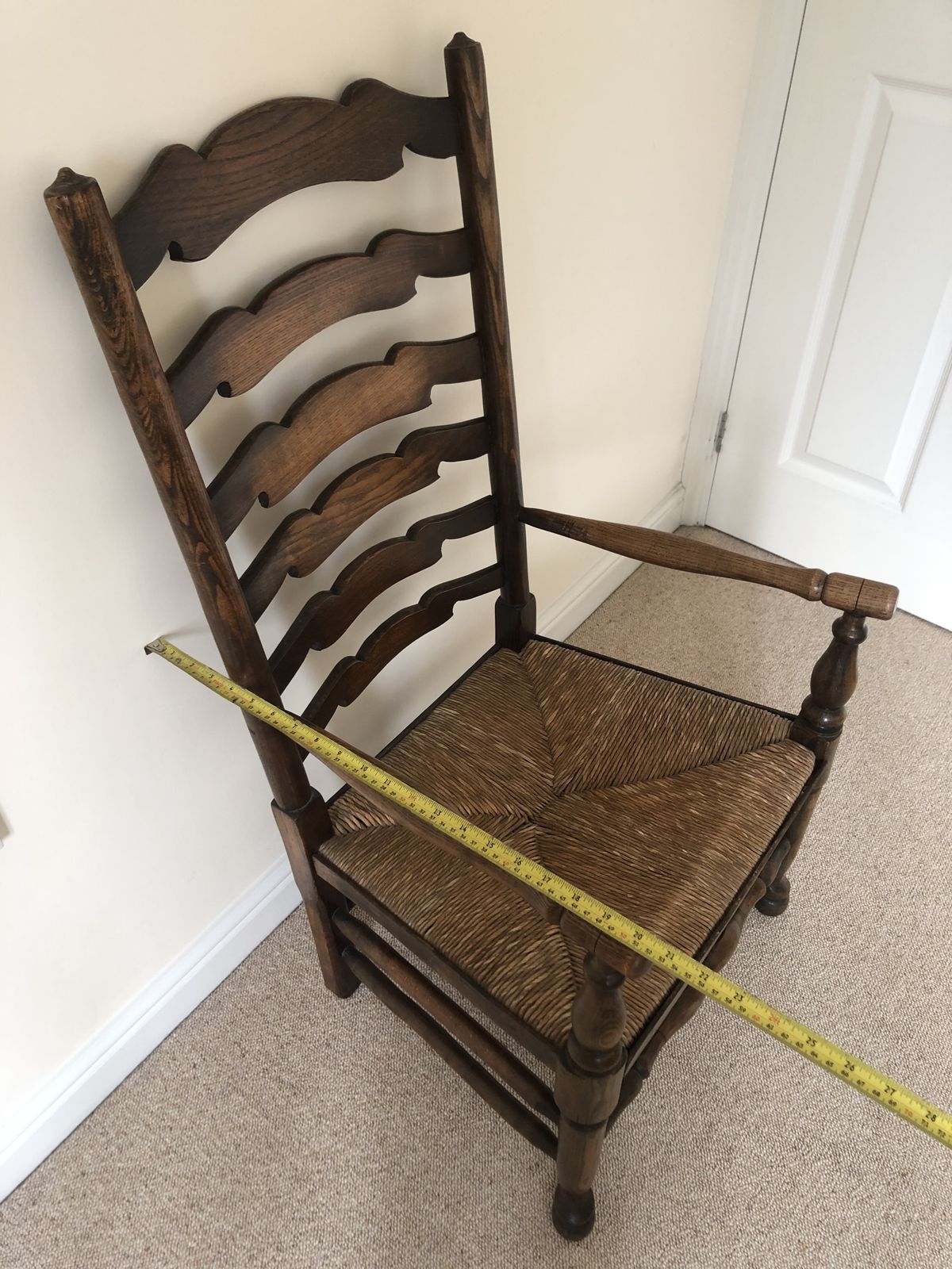 photo for sale £50 Off: Ladderback Chair, Low Seat (To Suit A Child's Room, Or Nursing An Infant)