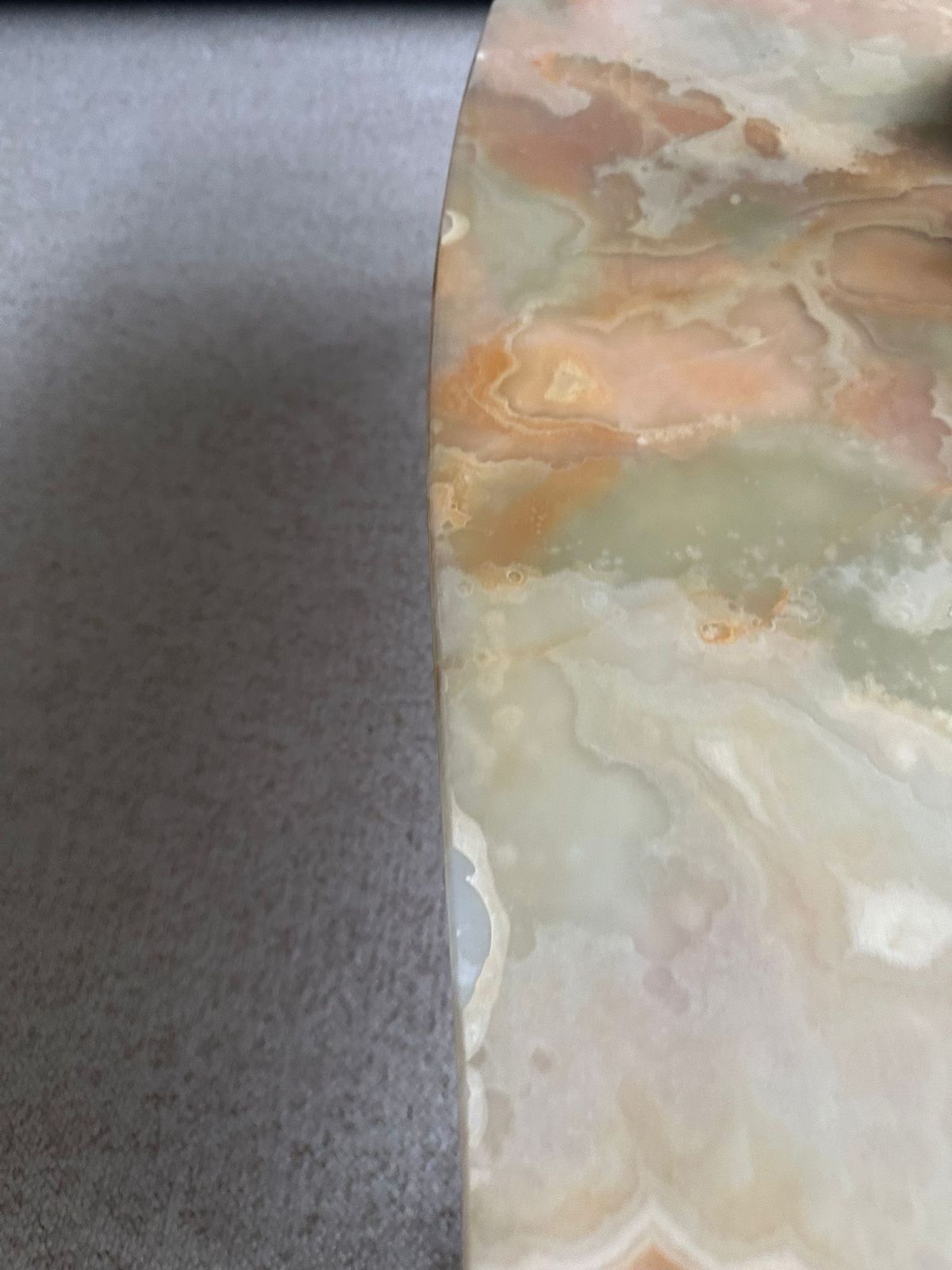 Vintage Coffee Table French Onyx Brass Ornate (Marble) photo furniture