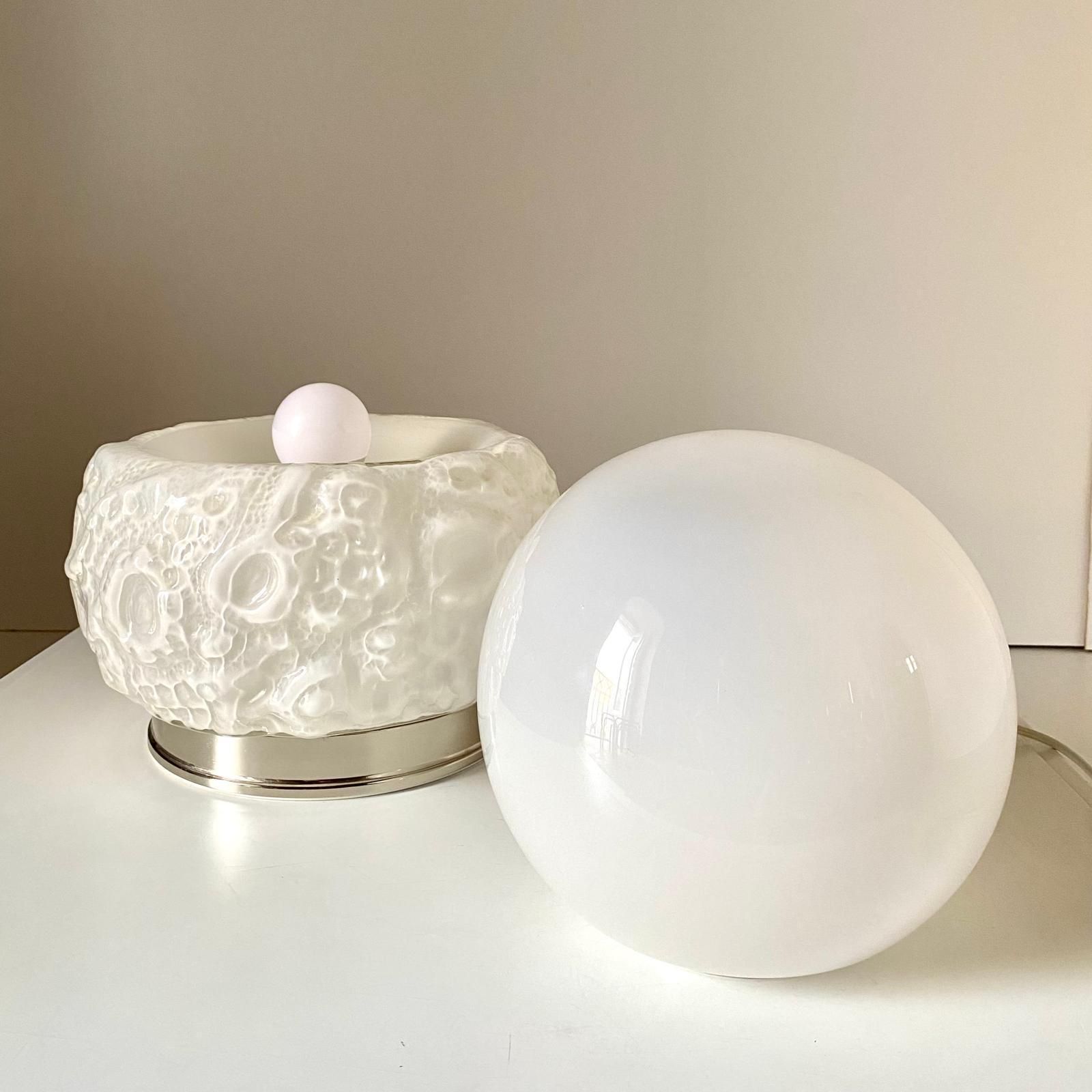 Murano Glass Table Lamp, Carlo Nason For Mazzega, Italy 1970s photo Lighting