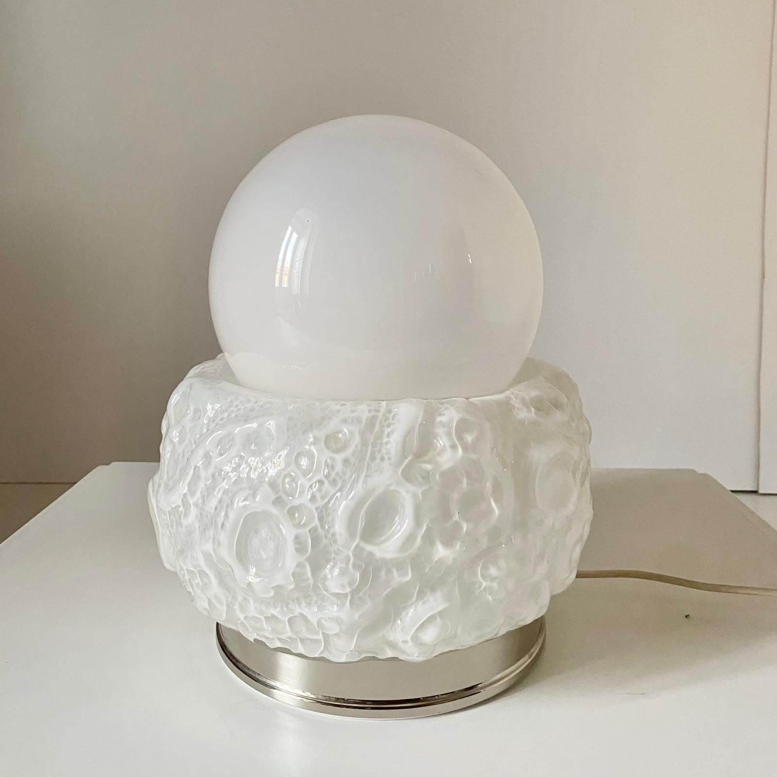 Murano Glass Table Lamp, Carlo Nason For Mazzega, Italy 1970s