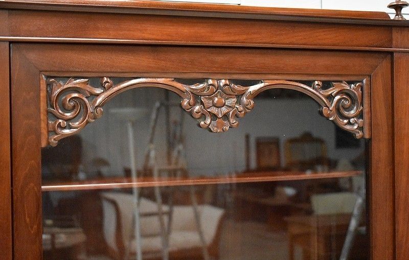 Wall Display Case Mahogany, 19th photo vinterior