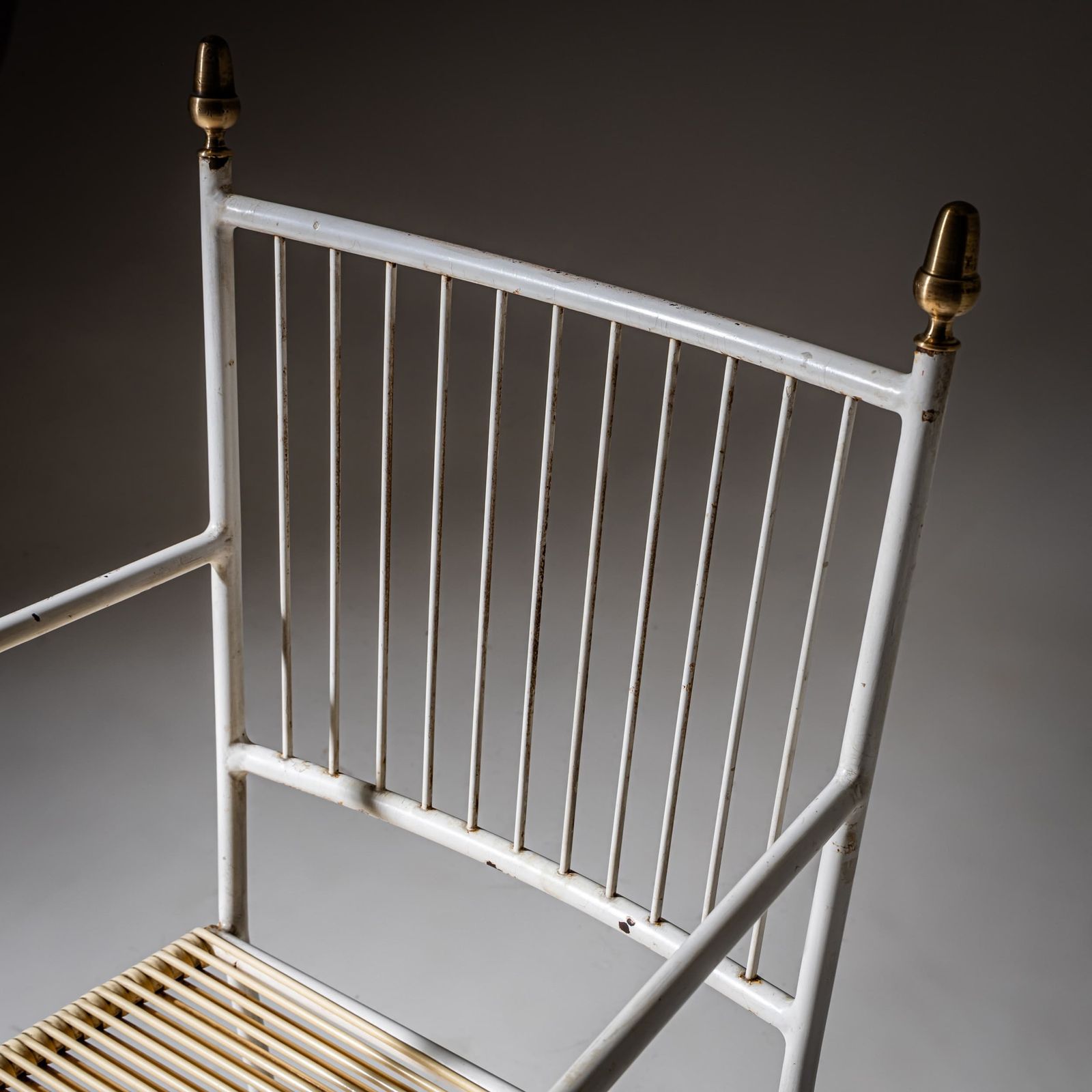 White Lacquered Armchair, Italy, Mid 20th Century photo buy