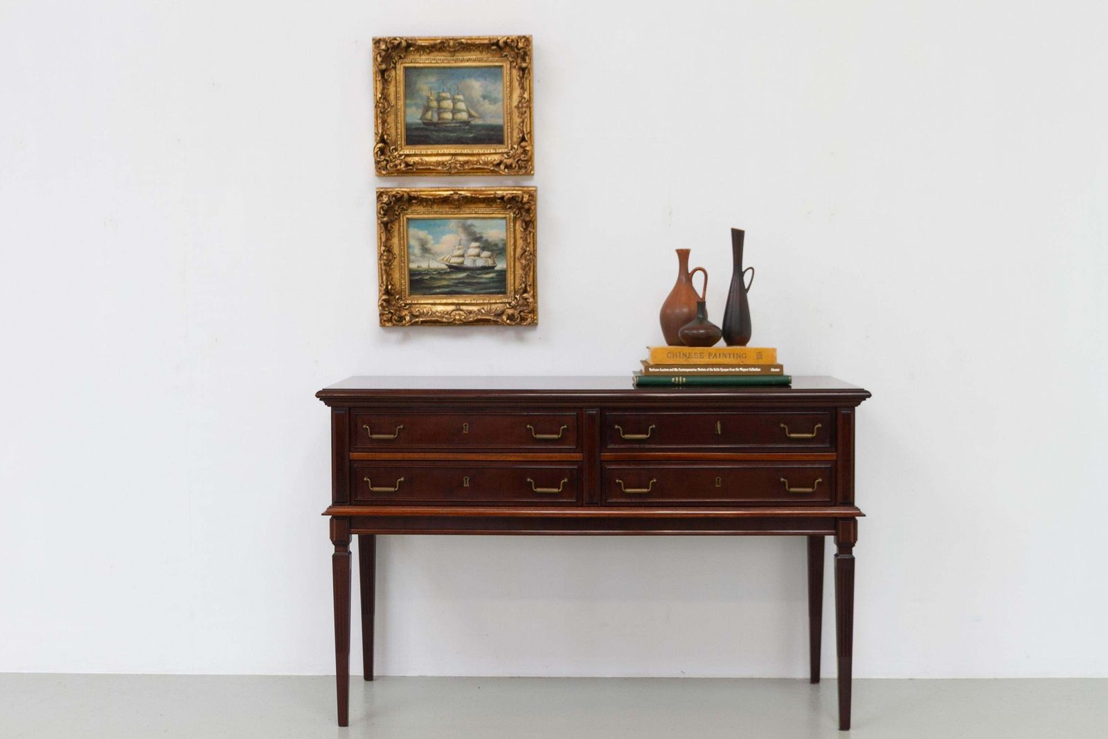 Danish Hepplewhite Mahogany Console Table By Farre Møbelfabrik, 1970s. photo furniture