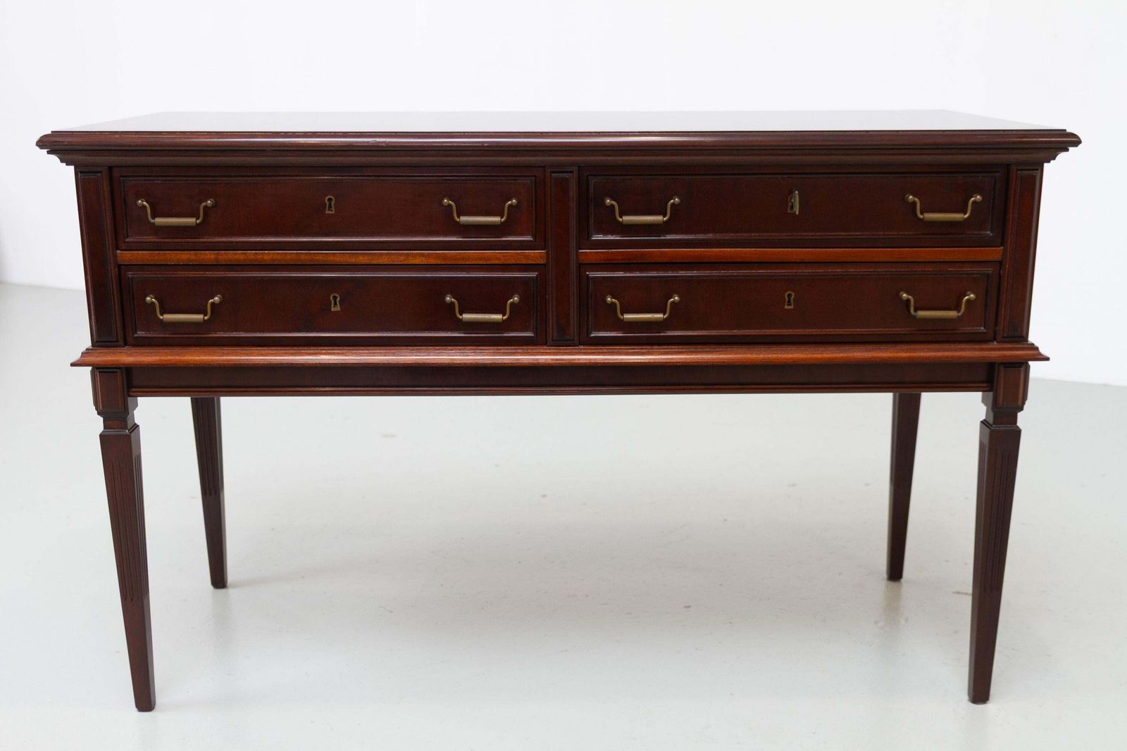 Danish Hepplewhite Mahogany Console Table By Farre Møbelfabrik, 1970s. photo buy