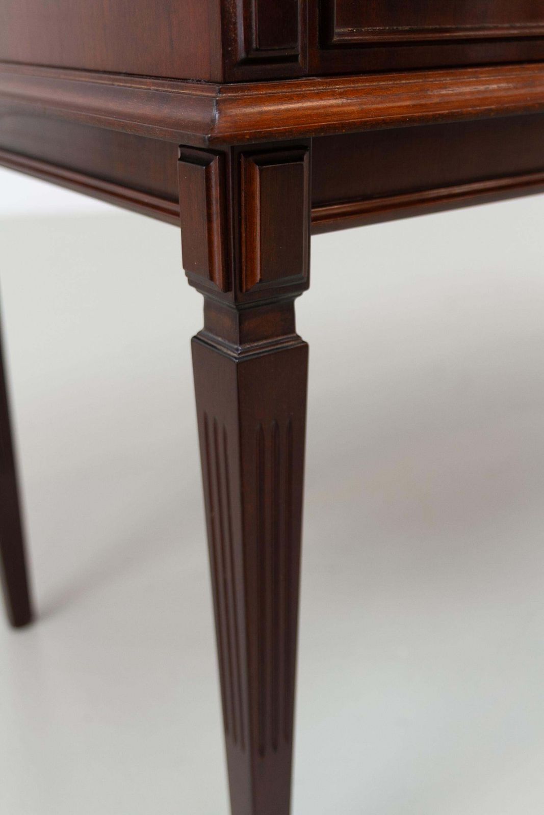 829.0 Danish Hepplewhite Mahogany Console Table By Farre Møbelfabrik, 1970s. photo