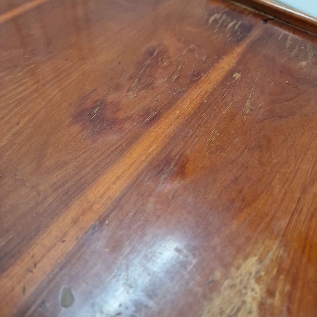 Vintage Whatnot Side Table Two Tier Drawer Turned Mahogany Wooden Plant Stand photo vintage