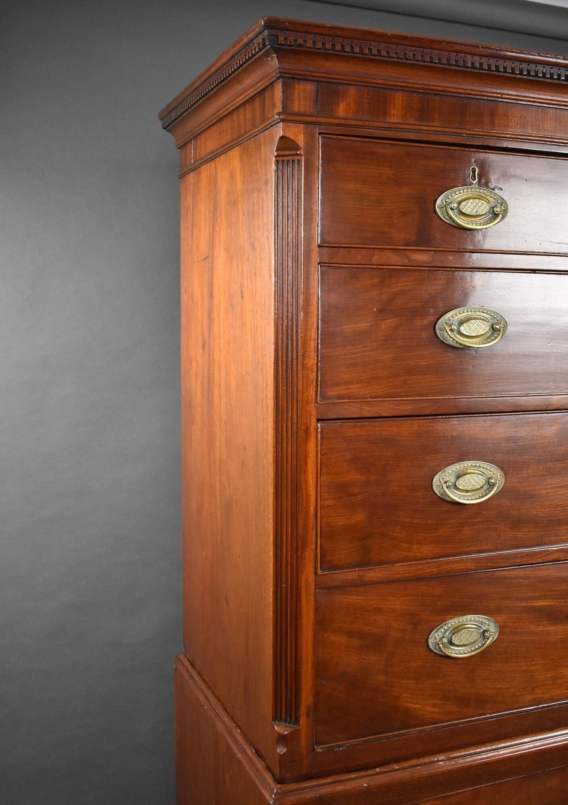 George III Mahogany Chest On Chest photo Furniture
