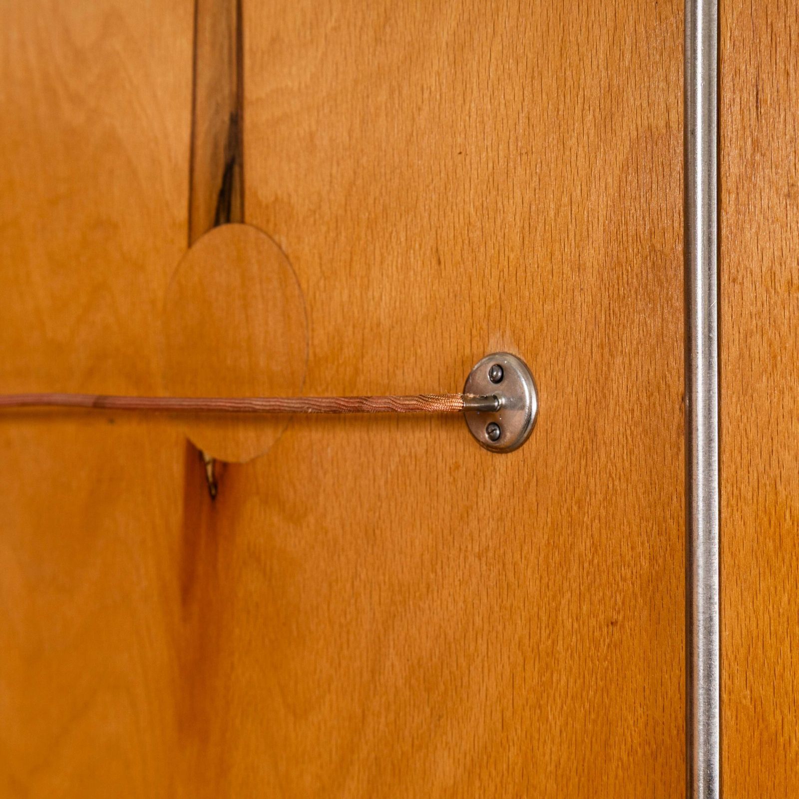1960's Blonde Birch Mid Century Wardrobe photo buy