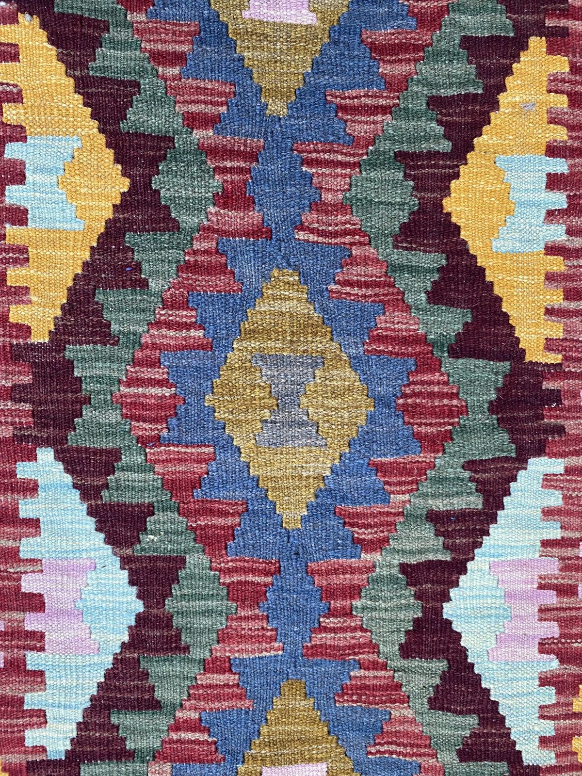 2x10 Multicolor Kilim Handwoven Traditional Hallway Runner Rug photo vintage