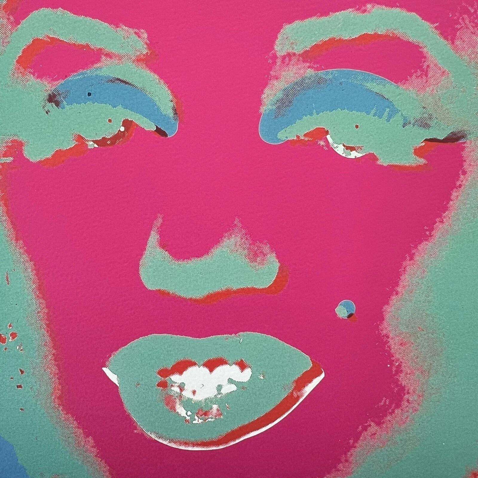 1986 Carnegie Museum Of Art After Andy Warhol "Marilyn Monroe" Lithograph photo Art