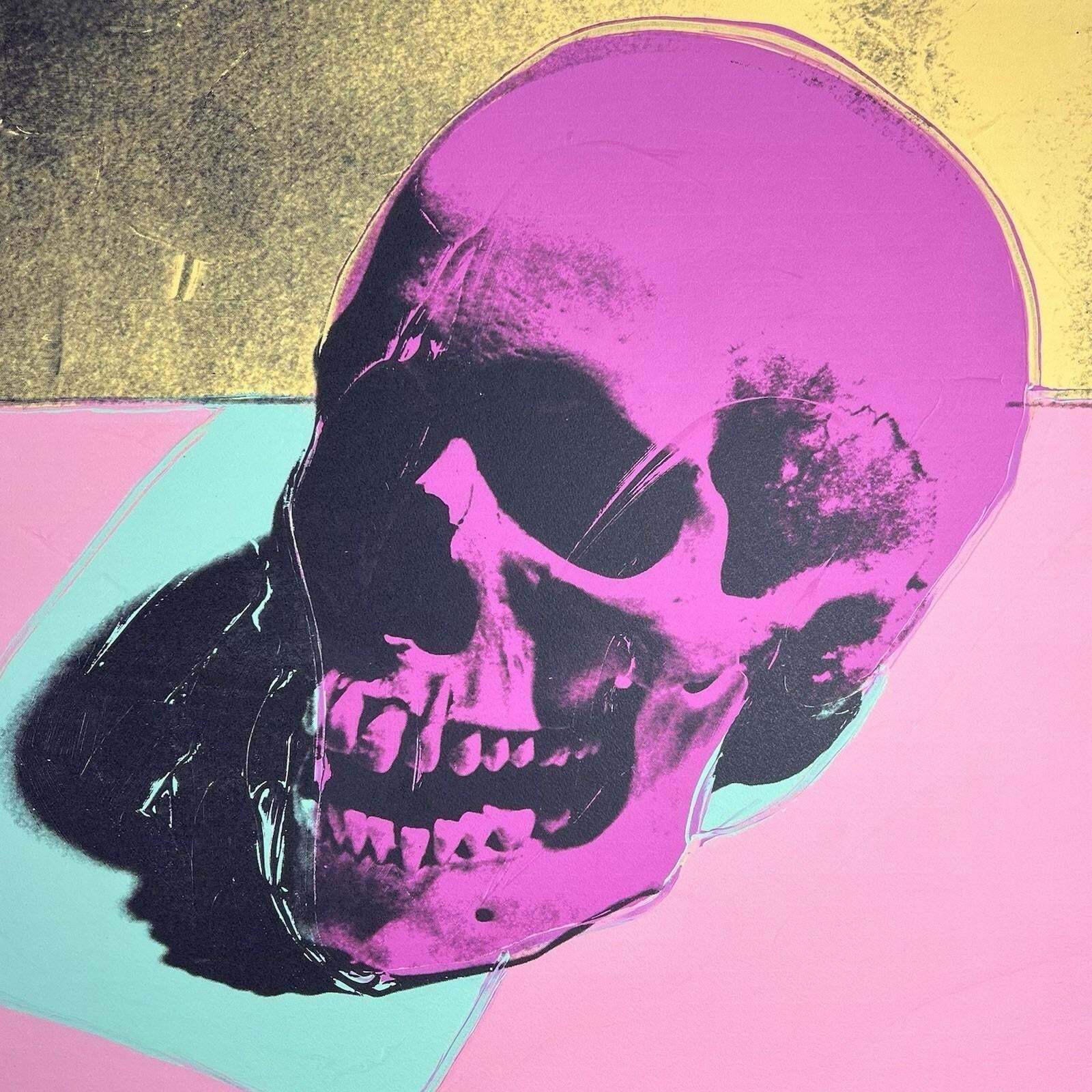 1986 Carnegie Museum Of Art After Andy Warhol "Skull" Lithograph photo 1995.0