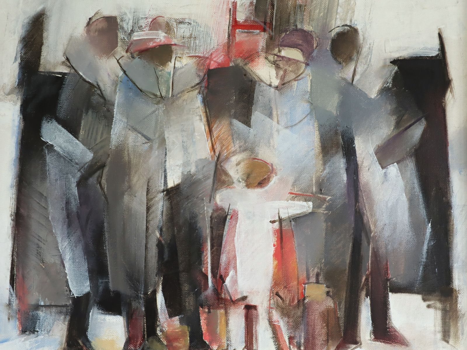 photo for sale The Waiting Place In Oil Onto Board