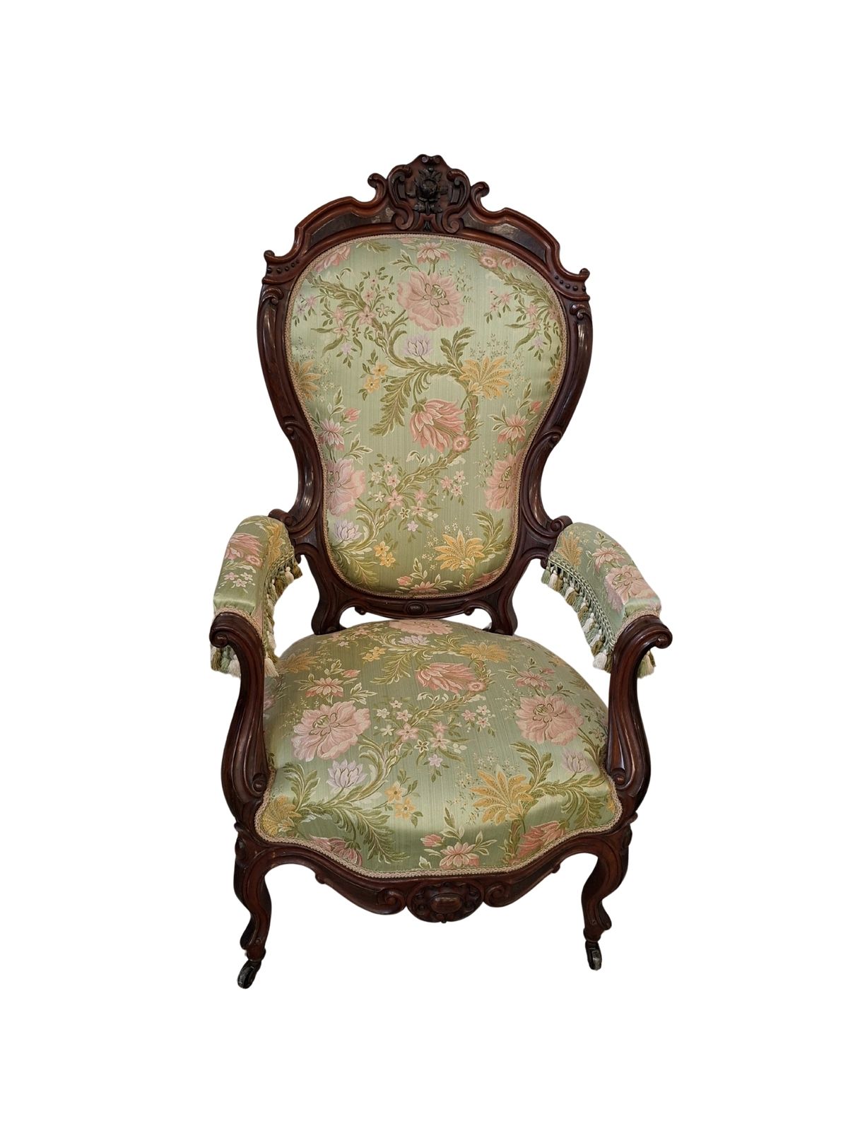 Coppia Di Poltrone D'epoca "Balloon Back" – Stile Rococò Revival (XIX Sec.) photo buy