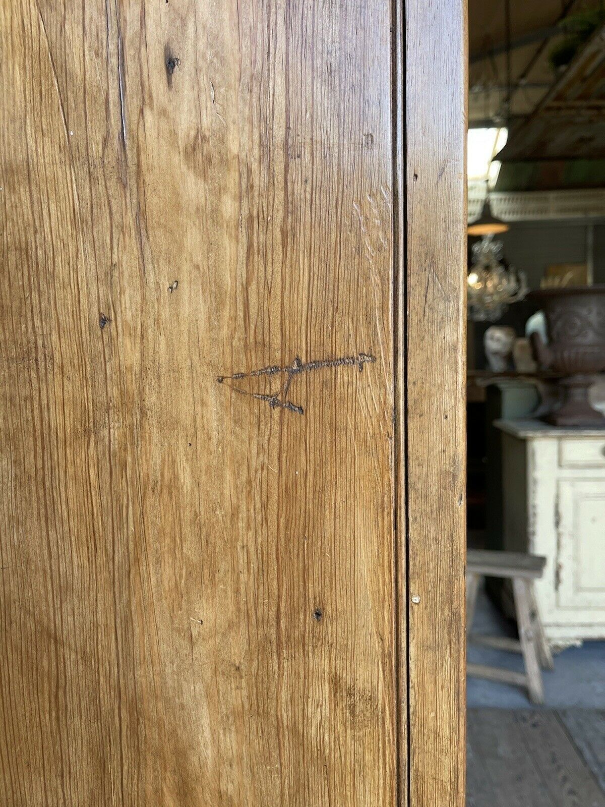 Lovely Antique Pine Wardrobe, 1800s photo 575.0