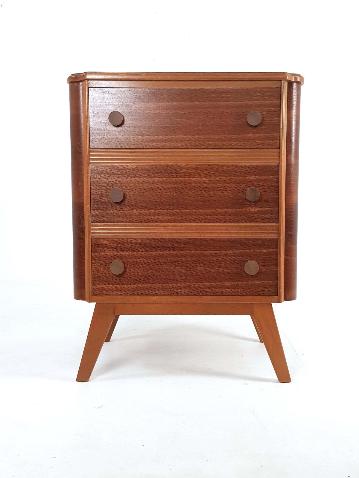 Mid Century Oak Chest Of Drawers