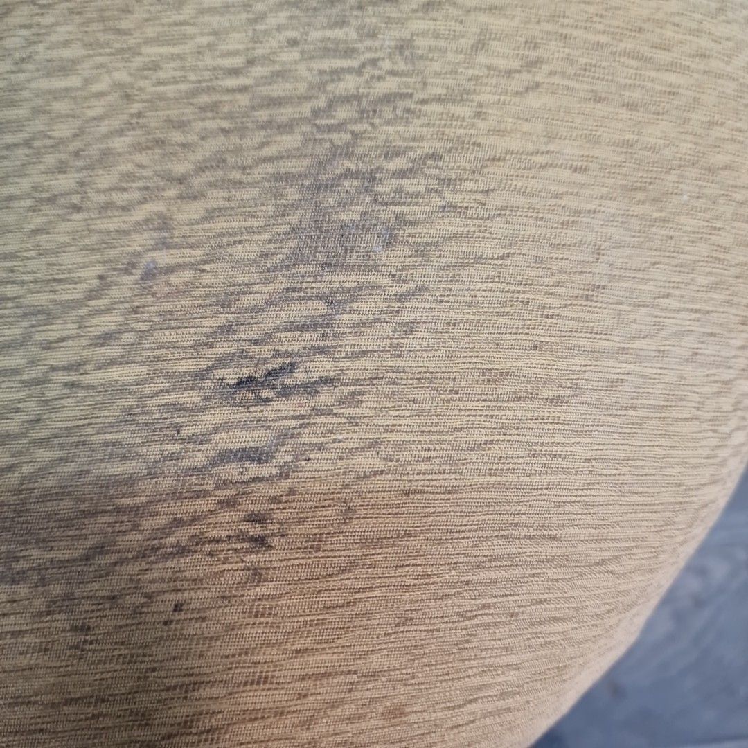 Antique Oval Footstool Carved Wood Cabriole Legs Low Ottoman French Louis Style photo buy