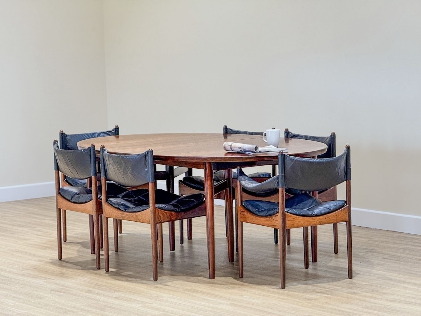 A Set Of 8 Dining Chairs (By Kristian Solmer Vedel) photo Furniture