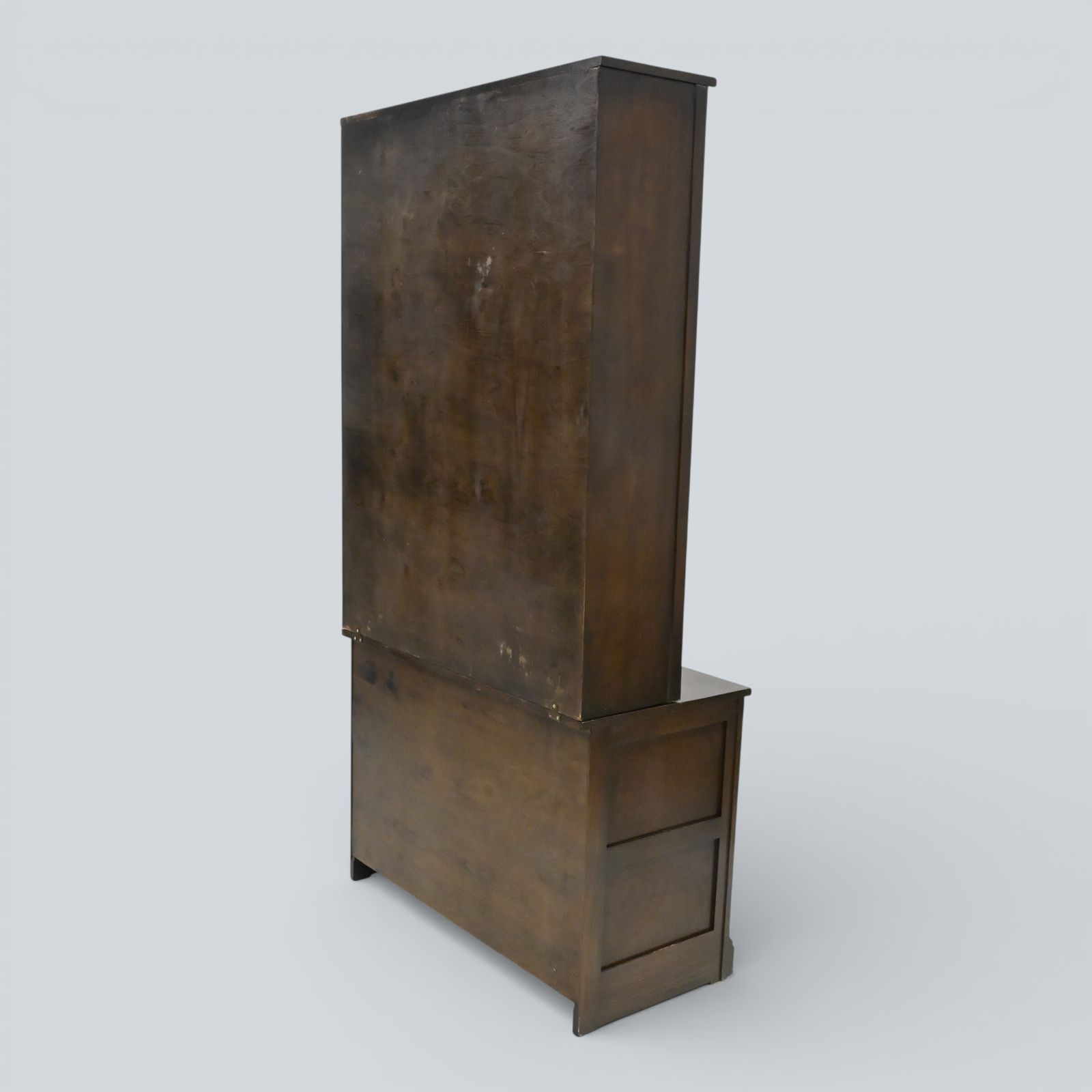 Ercol Mural Wall Unit Display/Drinks Cabinet Dark Finish Free Uk Delivery* photo vinterior