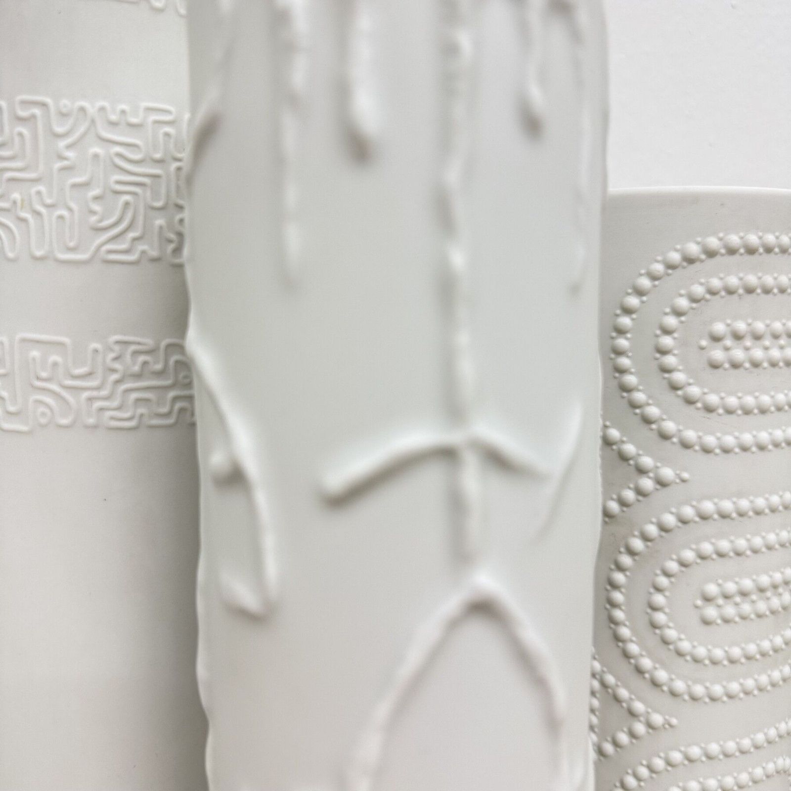 Set Of 6 Biscuit Porcelain Vases , 1970s photo vinterior