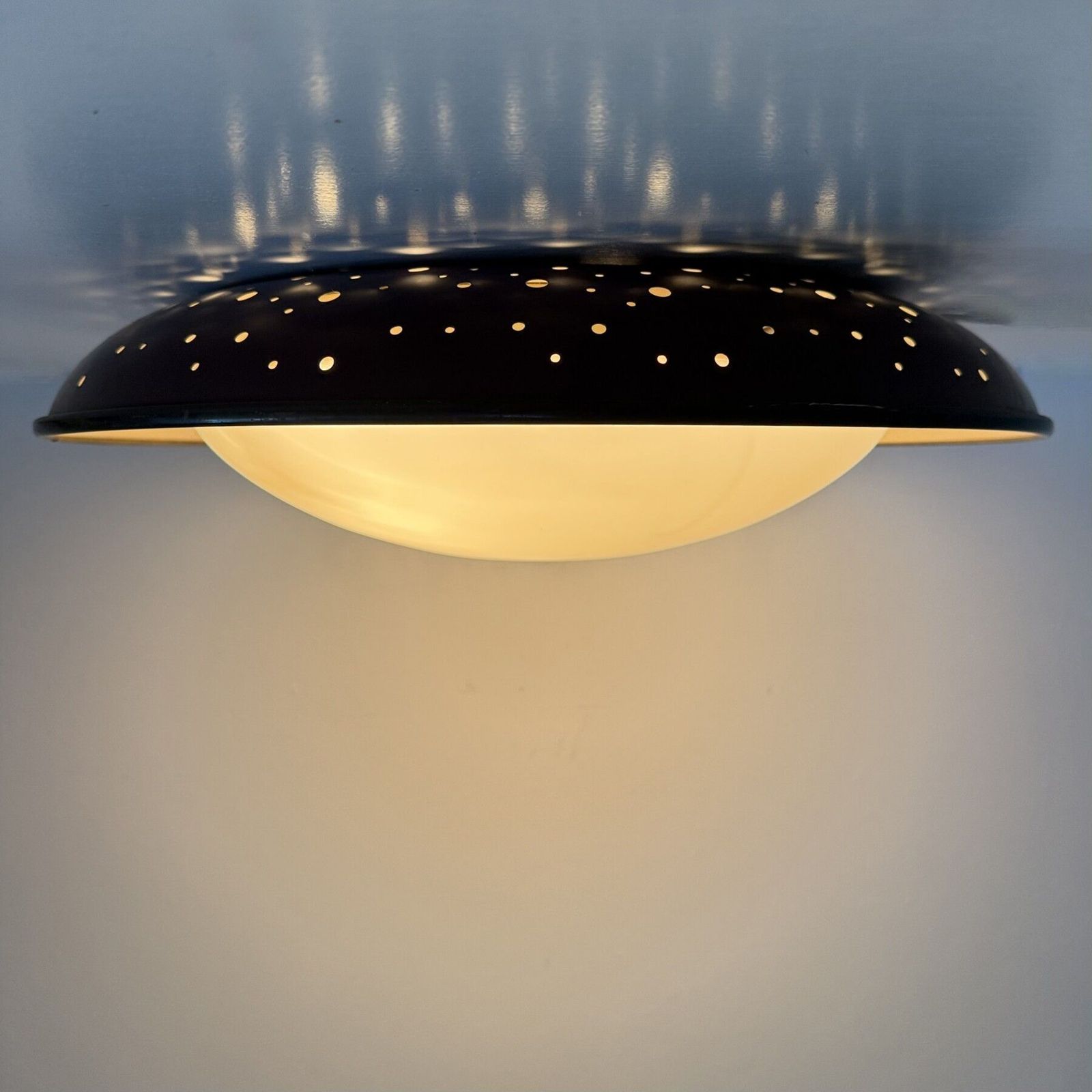 Ernest Igl For Hillebrand Large Fifties Ceiling Lamp / Wall Lamp , 1950’s photo vinterior