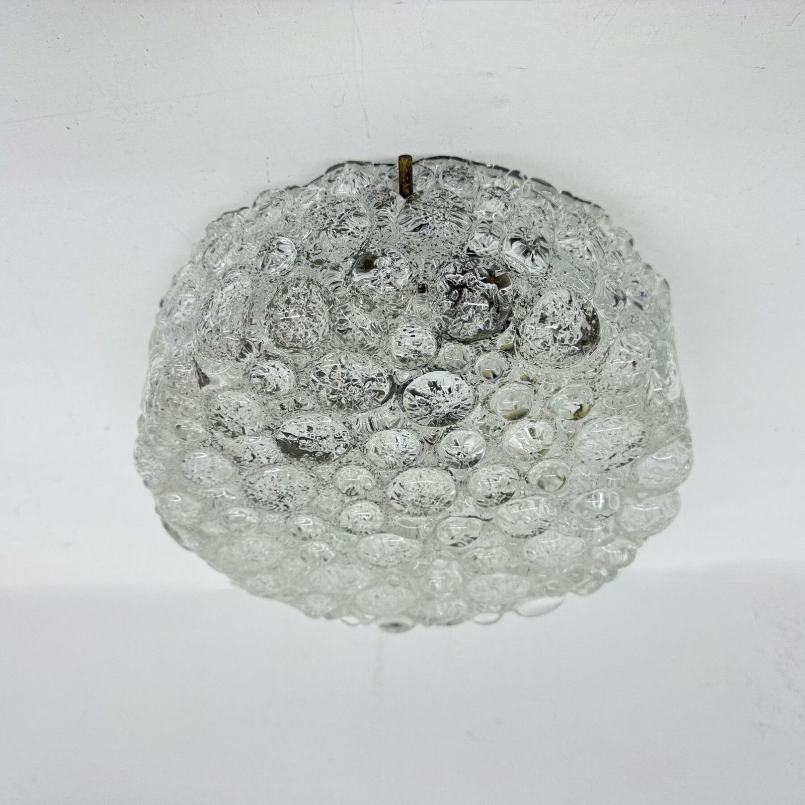 Hillebrand Murano Glass Bubble Ceiling Lamp, Jaren 1970, Duitsland photo vintage