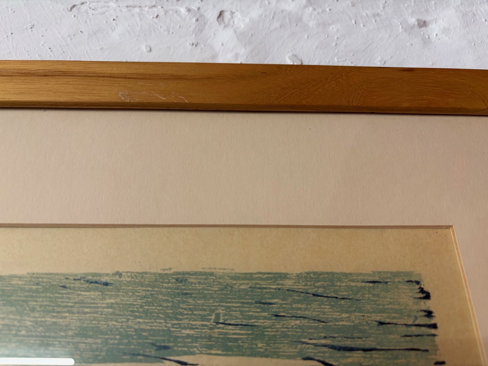 Limited Edition Woodcut Print  "Fruits Of Attica II" By Hilary Daltry Re photo vintage