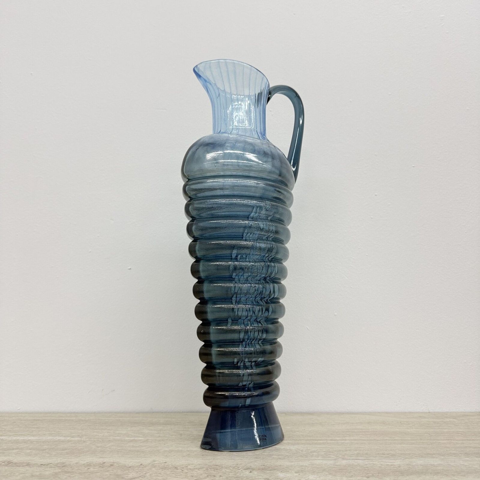 photo for sale Kjell Engman Voor Kosta Boda Sweden Corfu Pitcher Jug