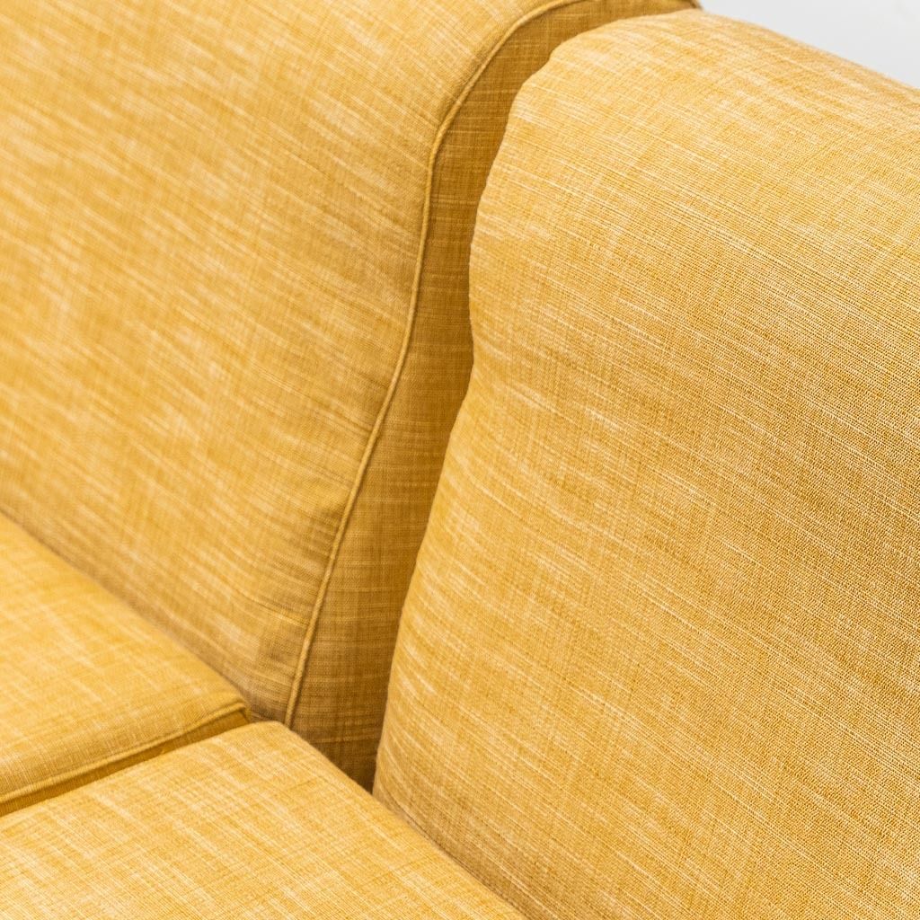Pair Of Vintage Yellow Fabric Armchairs From The 1970s photo furniture