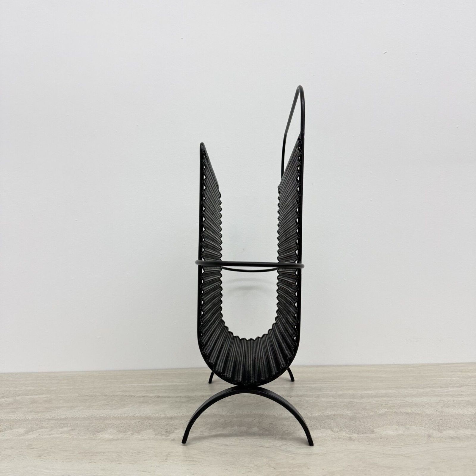 Mathieu Mategot For Artimeta Magazine Rack , 1950s photo vinterior