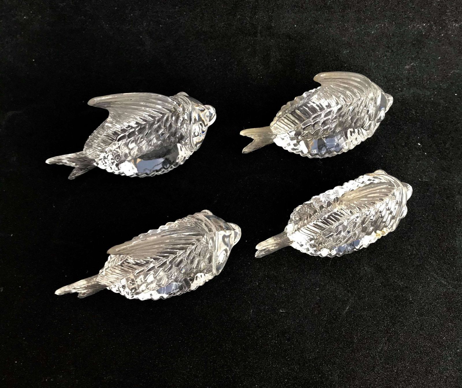 Lucite Angel Fish Napkin Rings: Tropical Beach Decor, Set Of 8 photo 257.0