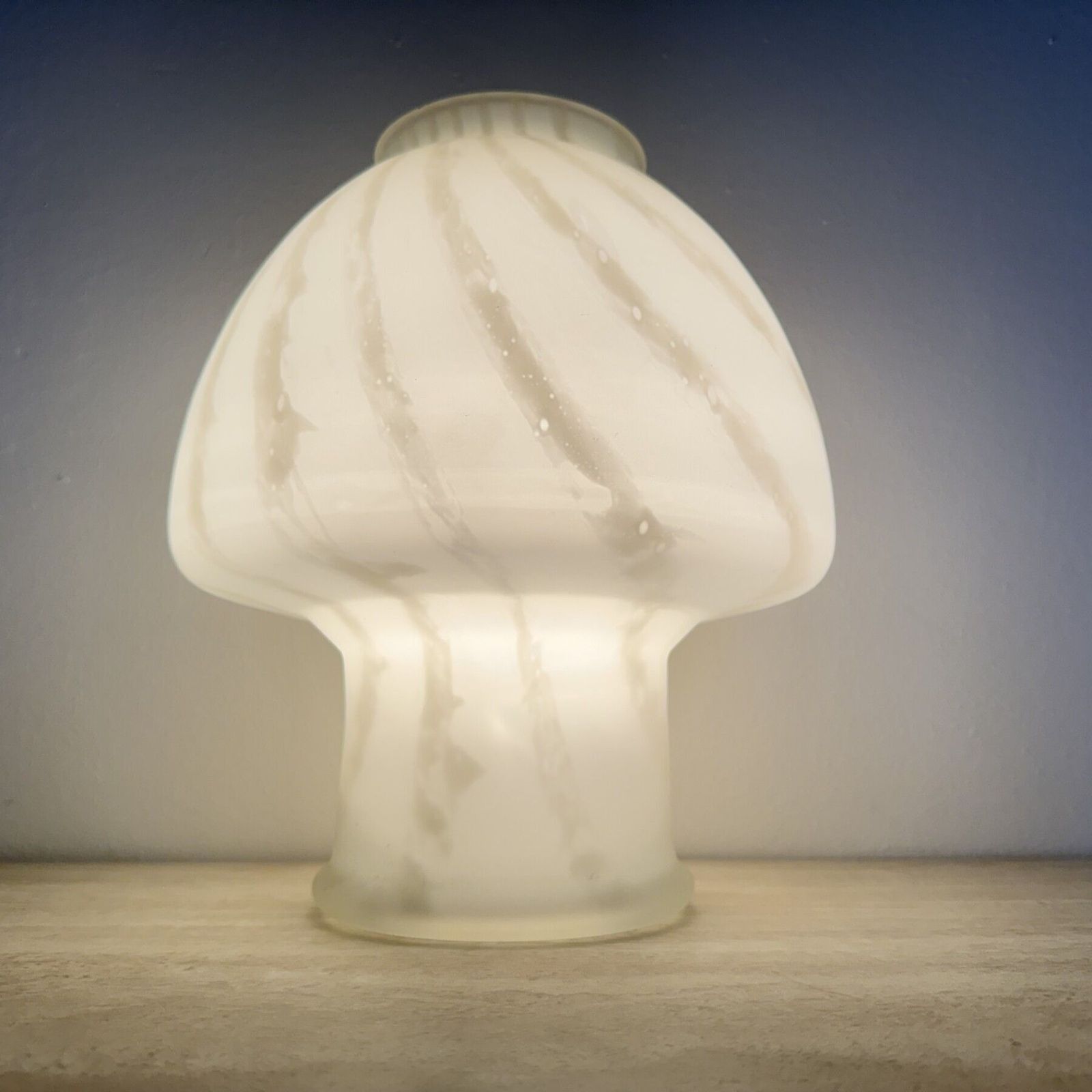 photo buy Mid Century Murano Glazen Paddenstoellamp, Jaren 1970
